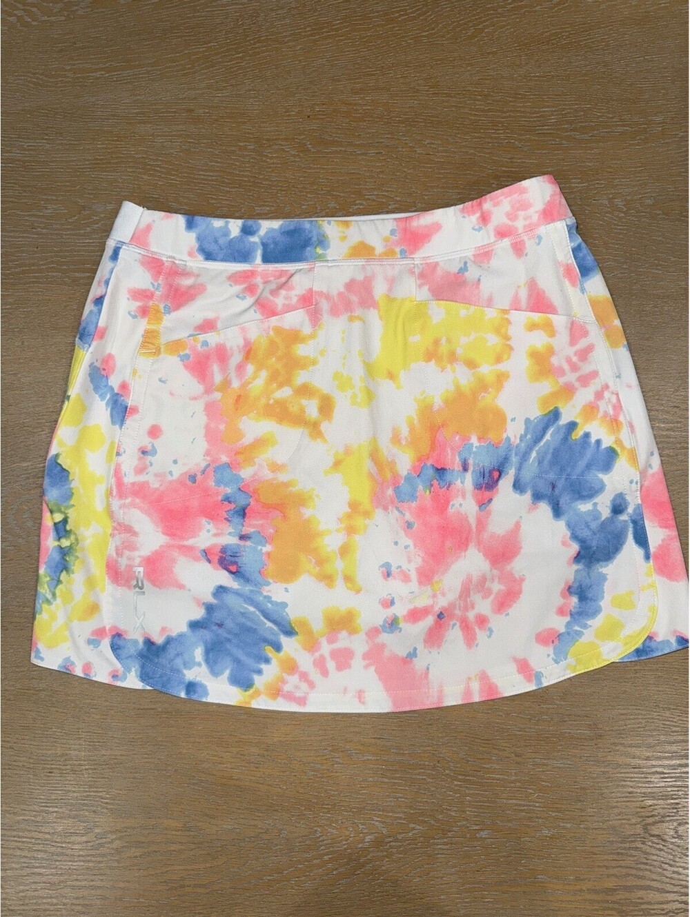 RLX Ralph Lauren Womens Golf Skort XS Watercolor Stripe Tie Dye